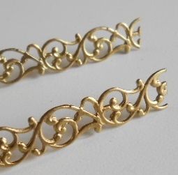 Moldura de latón 25 cm x 8 mm