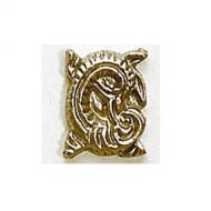 Ornamento latón redondo esquina 12x10 mm