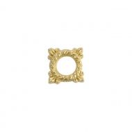 Ornamento de latón 10x10 mm