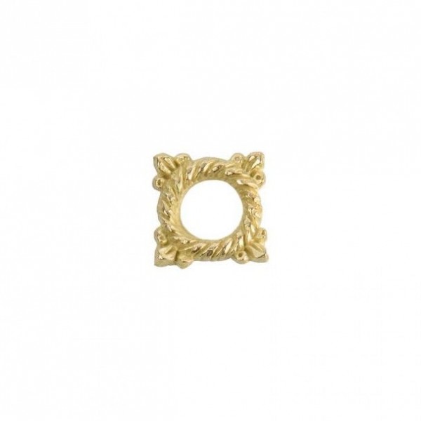 Ornamento de latón 10x10 mm