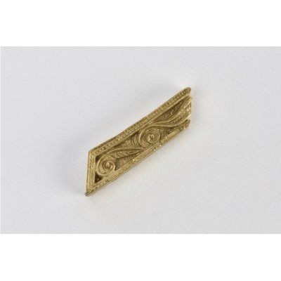 Ornamento de latón 30x8 mm