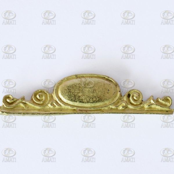 Ornamento de latón 40x7 mm