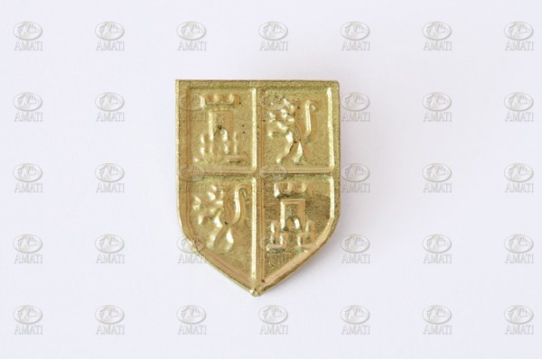 Escudo de latón 17x13 mm