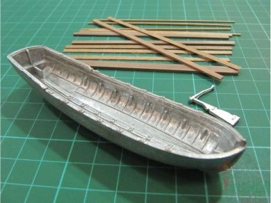 Chalupa de madera y metal 70 mm