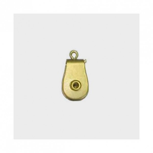 Garrucha de latón 10x6 mm