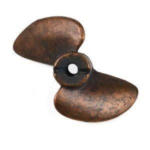 Hélice bipala metal 40 mm derecha
