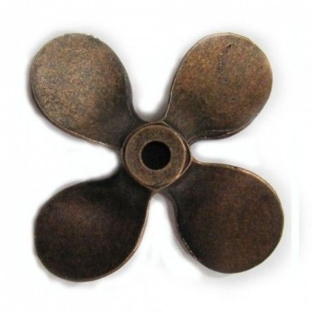 Hélice cuatro palas metal 50 mm izquierda