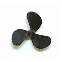 Hélice tripala nylon 40 mm derecha