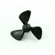 Hélice tripala nylon 50 mm izquierda