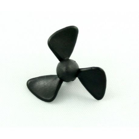 Hélice tripala nylon 50 mm izquierda