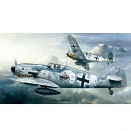 Avión "Messerschmitt" BF109G-6  Escala 1/72