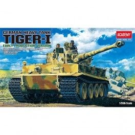 Tanque German Tiger-I Early Version. Escala 1/35