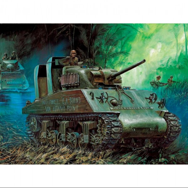 TANQUE USMC M4A2 (75) "PACIFIC THEATER" 1/35
