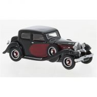 Bugatti Type 57 cabrio rojo y negro 1/87