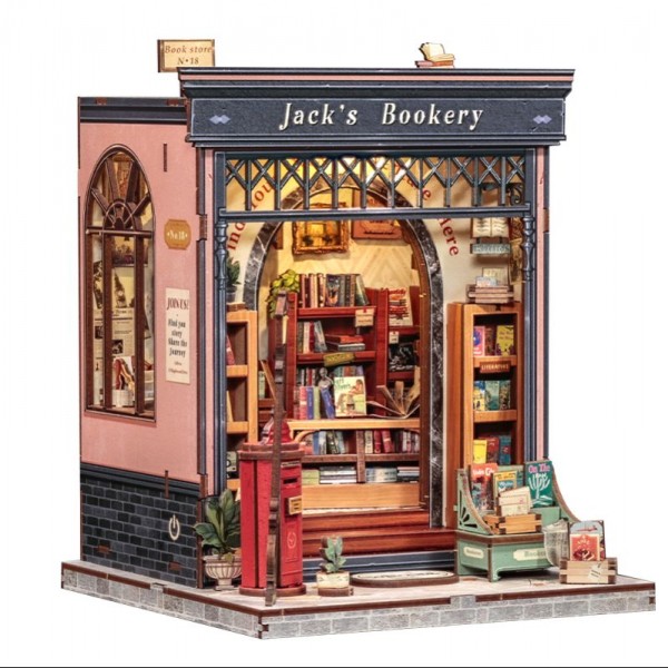 MINIATURE HOUSE JACK'S BOOKERY 330PIEZAS