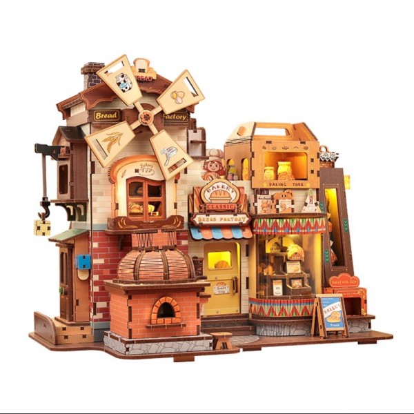 MINIATURE HOUSE BREAD FACTORY 572 PIEZAS