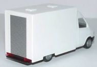 Mercedes Sprinter con caja 1/87