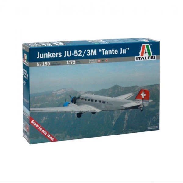 AVIÓN JUNKERS JU 52 3/M TANTE JU 1:72