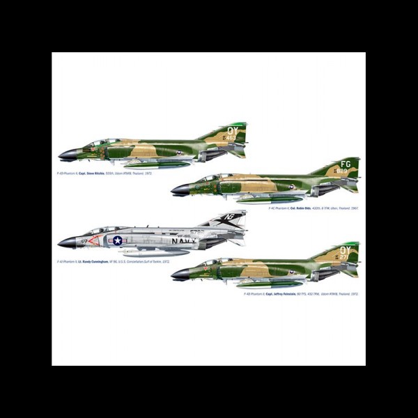 AVIÓN F-4 C/D/J PHANTOM II ACES 1:72