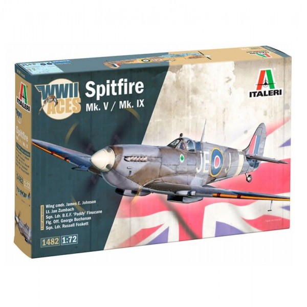 AVIÓN SPITFIRE MK.V / MK.IX ACES 1:72