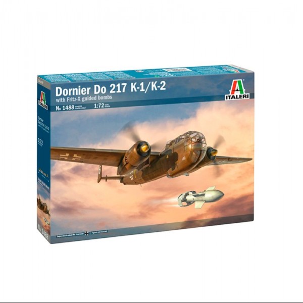 AVIÓN DORNIER DO 217 K-1/K-2 WITH FRITZ-X GUIDED BOMBS 1:72
