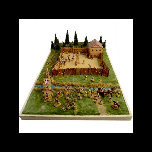 BATTLE SETS THE LAST OUTPOST - FR./INDIAN WAR 1:72