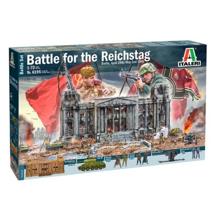 Maqueta de plástico Italeri: Battle sets Battle for the Reichstag. Escala 1:72