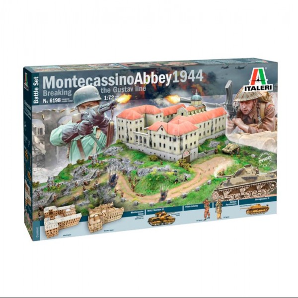 BATTLE SETS MONTECASSINO ABBEY 1944 1:72