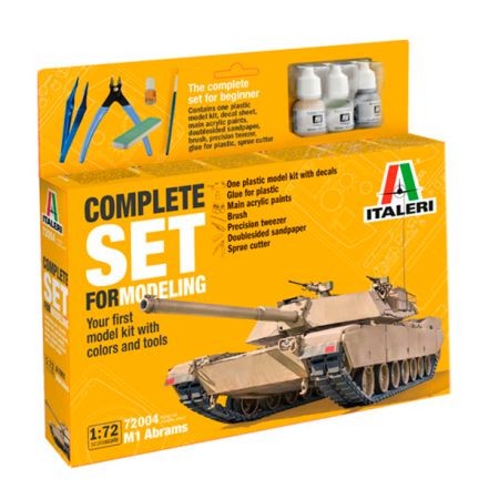 SET MODELISMO TANQUE M1 ABRAMS 1:72