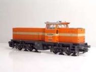 Locomotora de maniobras naranja 1/87