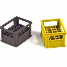 Cajas de Plástico para botellas Escala: 1/35