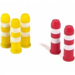 Plástico Bolardos 5uds Escala: 1/35