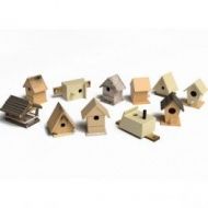 Plástico Set Casitas de pájaros. Escala: 1/35