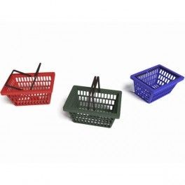 Plástico Cestas Supermercado 3uds . Escala: 1/35 