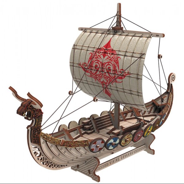 DRAKKAR VIKINGO "BATTLE DRAGON" 131 PIEZAS