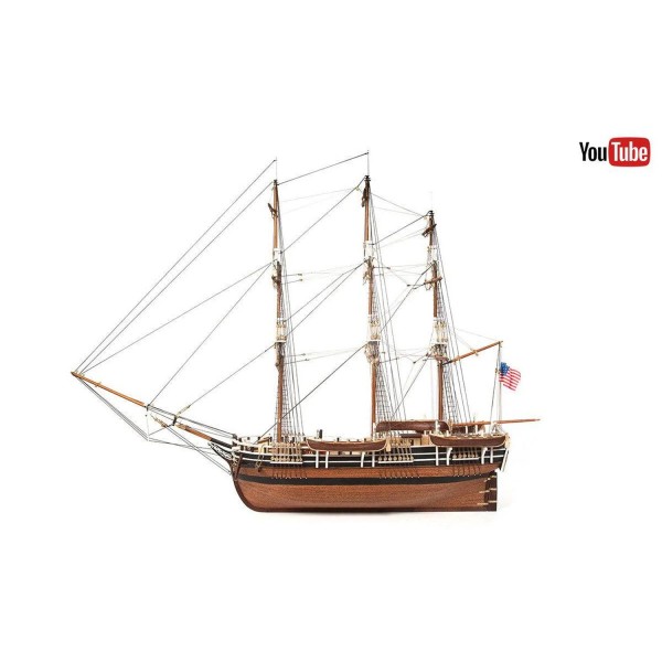 Essex ballenero con velas