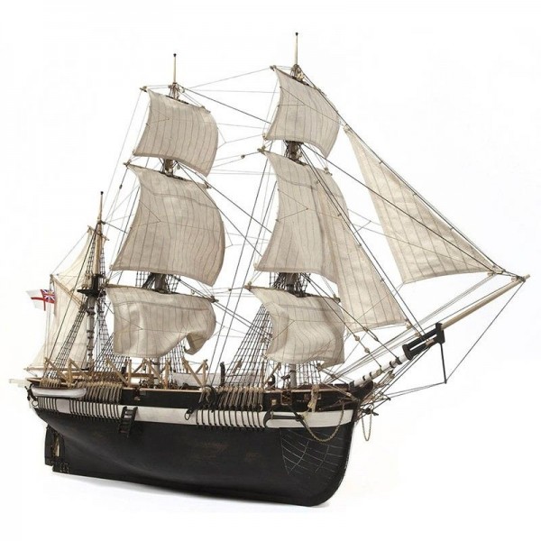 HMS TERROR con velas