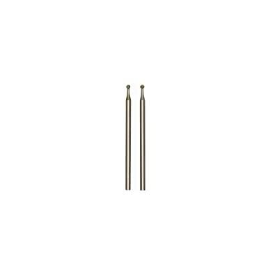 Juego de dos muelas diamantadas esféricas 1.8 mm