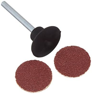 juego 10 lijas redondas 18 mm grano 120/150