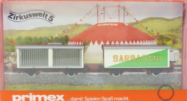 Vagones de circo 1/87