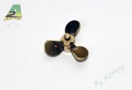Hélice latón tripala 30 mm derecha