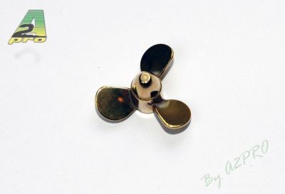 Hélice latón tripala 50 mm derecha