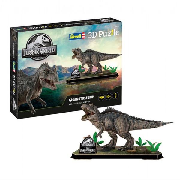 3D PUZZLE JURASSIC WORLD - GIGANOTOSAURUS