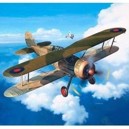 Avión Gloster Gladiator Mk. II. Escala 1:32