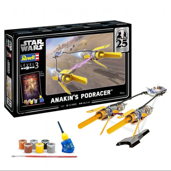 MAQUETA CON ACC. ANAKIN'S PODRACER: EP1 25TH ANNIV. 1:31