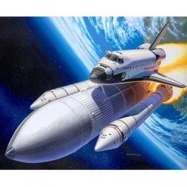 Nave Space Shuttle & Boosters 40th. Escala 1:144