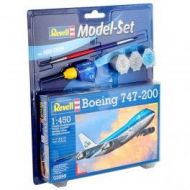 Model Set Avión Boeing 747-200 "KLM" escala 1:450