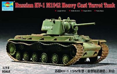 Torreta pesada rusa KV-1 1942