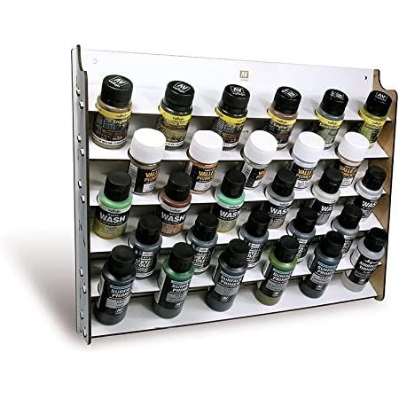 Expositor de pared para frascos 35x5.2x31 cm