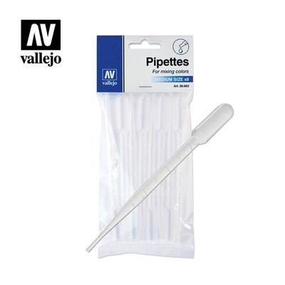 Pipeta mediana 3 ml, 8 und
